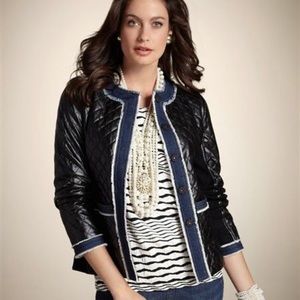 Chico’s Rockin Rosaline Vegan Leather Jacket